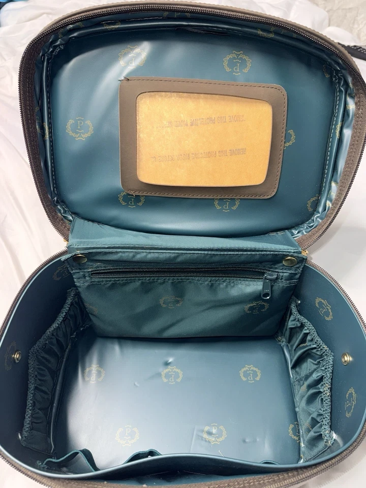 Винтажный протокол Waverly цветочный гобелен поезд чехол тщеславия сумка с Ярлыками Jcpenny - Изображение 3 из 4