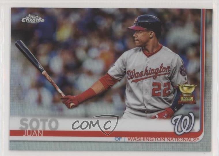 2019 Topps Chrome Refractor Juan Soto #155