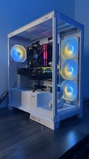 Custom White Gaming PC RGB Intel i5 10400 RTX 2070 16GB RAM 1TB WiFi Win 11 Pro