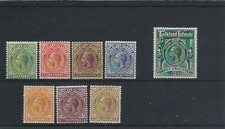FALKLAND IS 1921-28 SET DI 8 MONTATI MINT SG 73/80 CAT £150