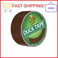 Duck Brand 1304965 Color Duct Tape, Single Roll, Brown, 60 Foot
