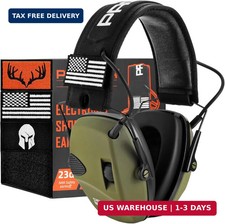 Electronic Ear Protection for Shooting with 4X Sound Amplification, Gun Range He