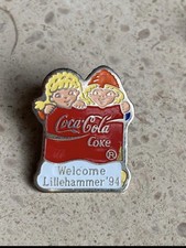 Pin’s Coca-Cola Welcome Lillehammer 94 Jeux Olympiques ••