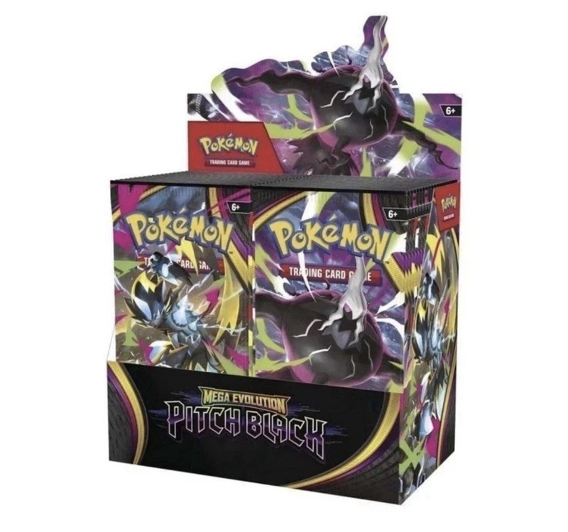 Pokemon Mega Evolution Pitch Black Booster Box Factory Sealed 