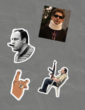 The Sopranos #3 TV 4pc Sticker Pack