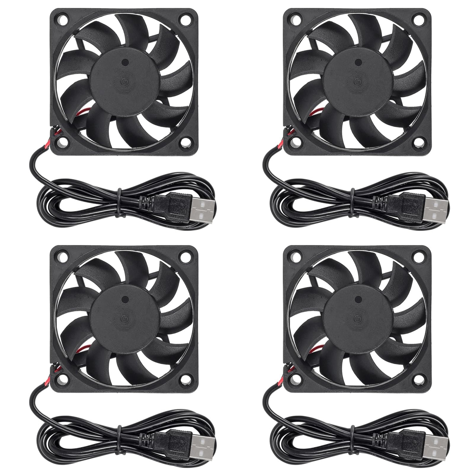 Ventilateur 8010 DC 5V d'épaisseur 10mm à flux d'air constant et moteur brushless