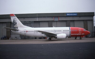 FLUGZEUG FARBDIA N1087 NORWEGIAN BOEING 737 reg LN-KKF