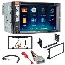 For Chevy 2003-2006 Silverado XDVD269BT Car Stereo Double DIN Dash Kit + Camera