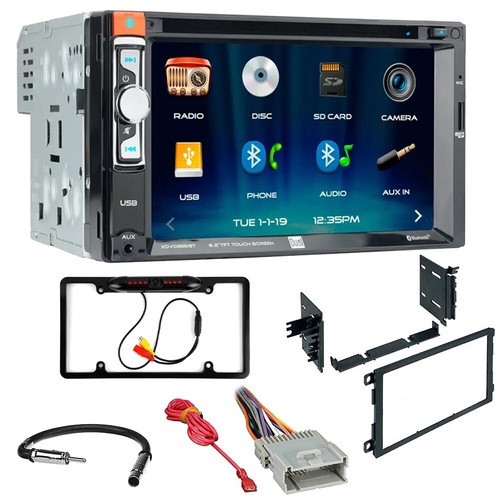 For Chevy 2003-2006 Silverado XDVD269BT Car Stereo Double DIN Dash Kit + Camera