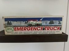 Vintage 1996 Hess Toy Emergency Truck with Sounds and Lights New In Box