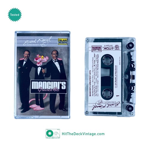 Telarc Digital ERICH KUNZEL Cincinnati Pops Mancini Greatest Hits Cassette Tape