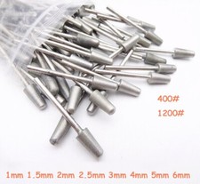 1-6mm Diamond Coated Grinding Burr Drill Bit For Dremel Rotary Tools 400 1200