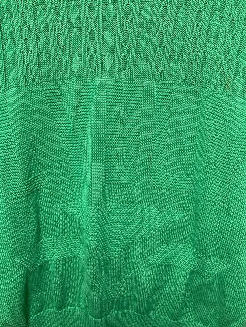 YVES SAINT LAURENT Crew collo cotone lavorato a maglia taglia M autentico da donna