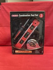 COMBINATION TOOL SET 3 piece Level Screwdriver Tape Measure TOOL RICH New