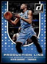 2014-15 Donruss Production Line Scoring Kevin Durant Oklahoma City Thunder #1