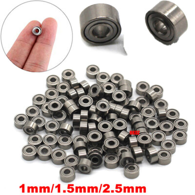 1mm/1.5/2.5mm Bohrung Miniatur Mini Kugellager Rillenkugellager DIY Modell Lager