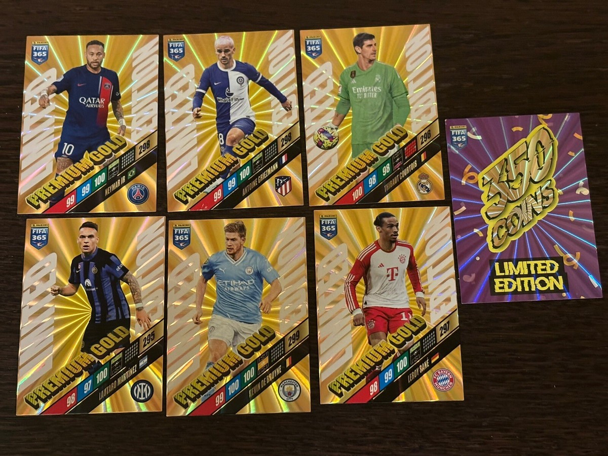 panini adrenalyn xl fifa 365 2024 limited premium gold | eBay