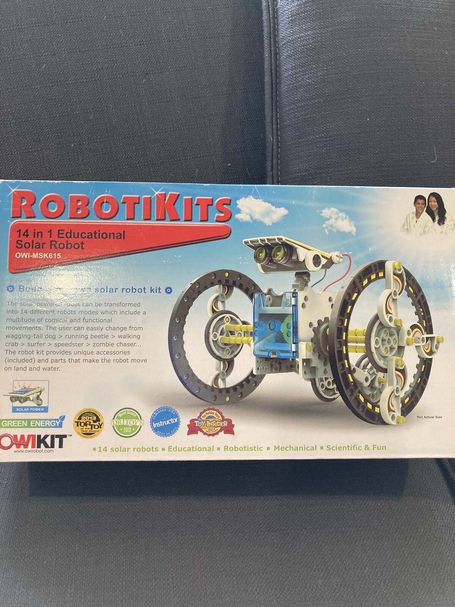 OWIKIT Robotikits 14-in-1 Educational Solar Robot Kit Level 01 OWI