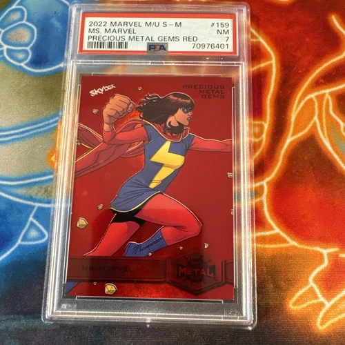2021 Marvel Metal Spider-Man Precious Metal Gems Red PMG #159 Ms. Marvel 47/100