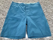 Reel Life Riptide Fishing Shorts Water Resistant Stretch Men's XXL Teal NWT