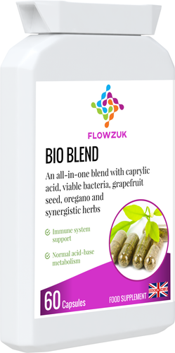 Bio Blend Parasiten Reinigung Candida Detox Nelke Knoblauch Oregano & mehr 60 Kapseln - Bild 4 von 4