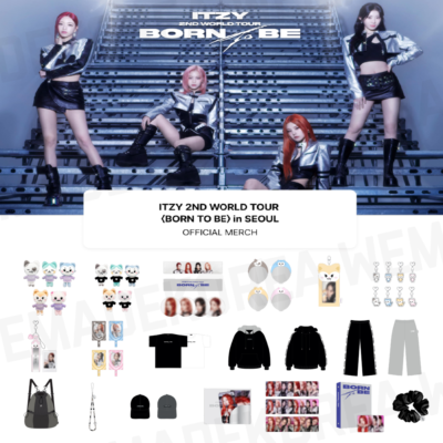 itzy 2nd World Tour BORN TO BE in Seoul Official MD Authentic K