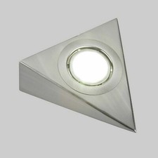 LED Mains Triangle Light Kitchen Under Cabinet Cupboard Wall Counter Lights Lamp