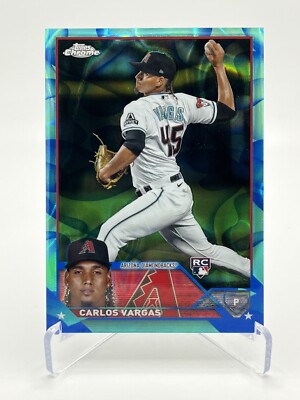 2023 Topps Update Carlos Vargas RC Blue/Green Lava Lamp #/175  Dbacks SSP  