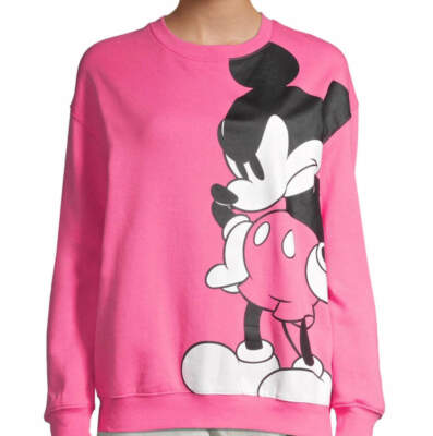 pink mickey mouse sweater