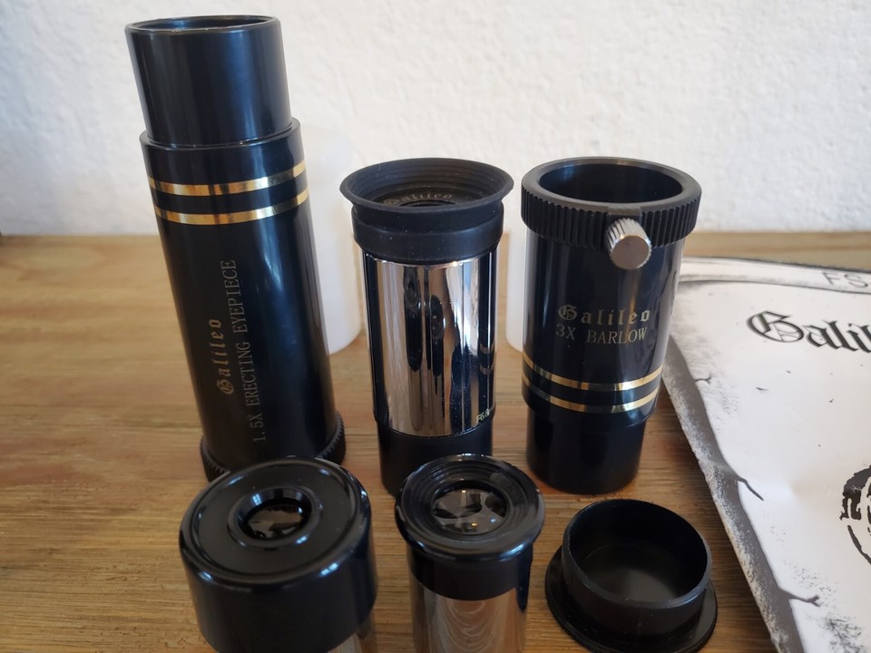Galileo FS80 Telescope Parts / Accessories Barlow Eyepiece Lens eBay