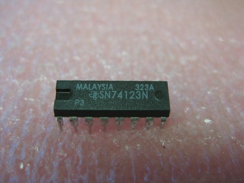 SN74123N IC MONOSTABLE MULTIVIBRATOR DUAL 16-PIN DIP TI (LOT OF 5 ...