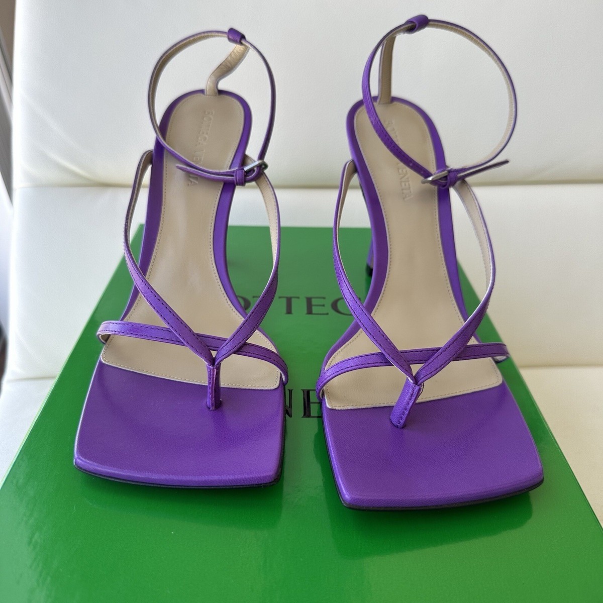 BOTTEGA VENETA パンプス 35 Bottega Veneta Kitten Heel Blink Mule Sandals Women's 35.5