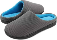 Men's House Shoes Comfy Casual Slippers Memory Foam Mule Indoor Slip On Size