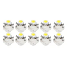 10X White  B8.4D 1-5050-SMD LED Dash Instrument Panel Cluster Light For Porsche