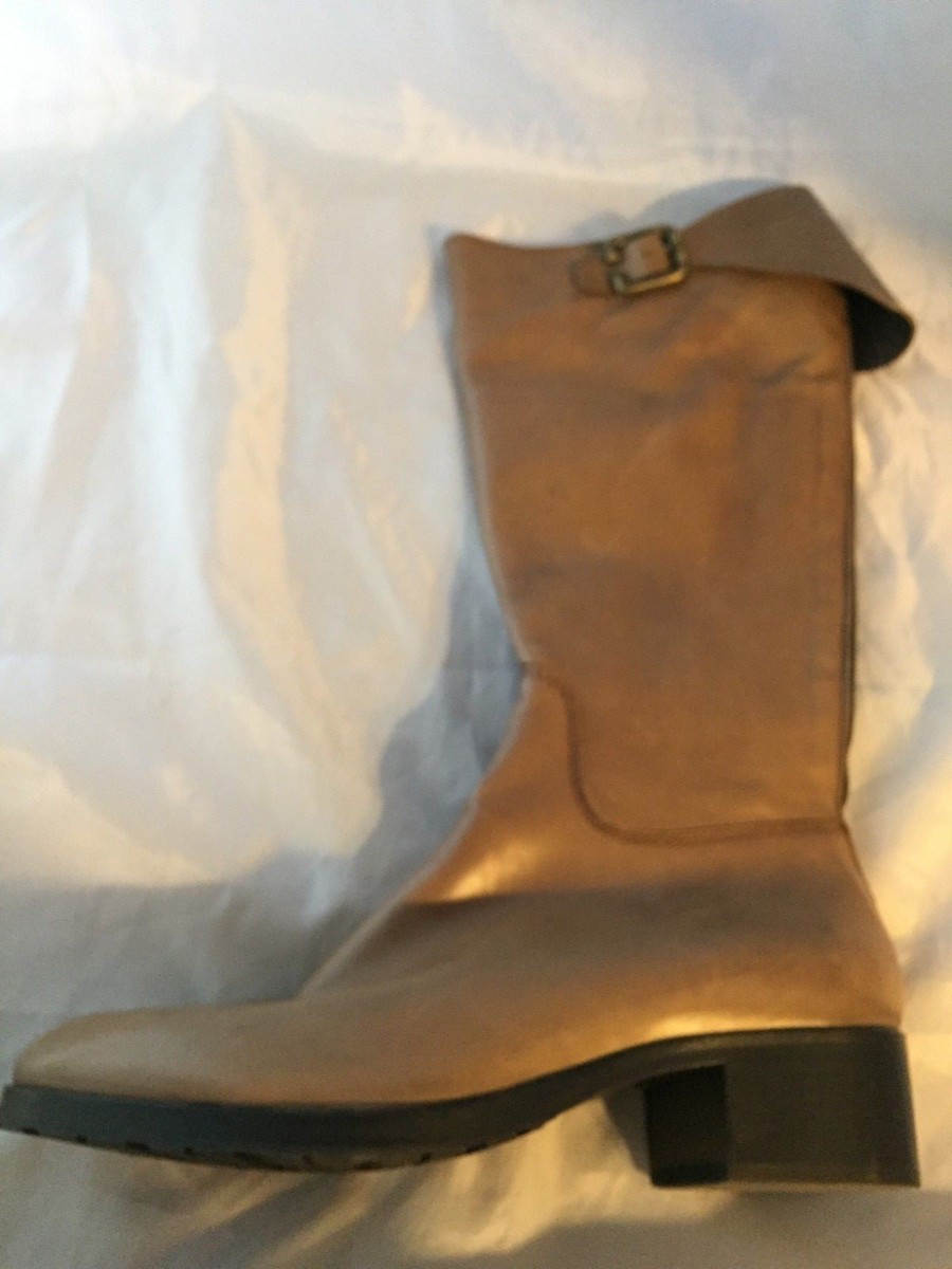 AGL Attilio Giusti Leombruni Brown Buckle Boot Women Size 37 (7 US