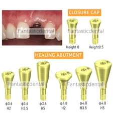 NC Dental Healing Abutment Healing Closure Narrow Fits Straumann ITI Bone Leval