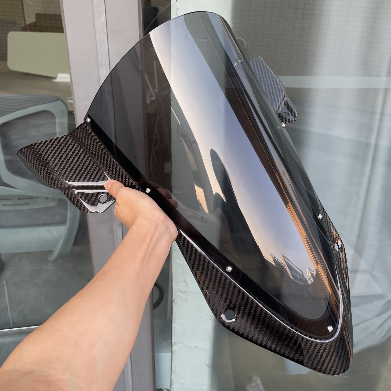 Fairing Smoke Screen Windshield for BMW S1000RR M1000RR 2019-2024 Carbon Fiber