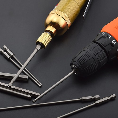 100 150 200 300mm Extra Long Hex Key Allen Bit Set Magnetic Quick Change Connect - Picture 9 of 32