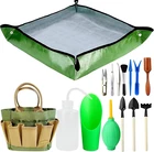 13 Pieces Succulent Kit with Organizer Bag, Indoor Mini Hand Gardening Tool Set,