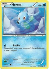 POKEMON CARD HORSEA 30/160 NO 116 DRAGON POKEMON TCG CCG