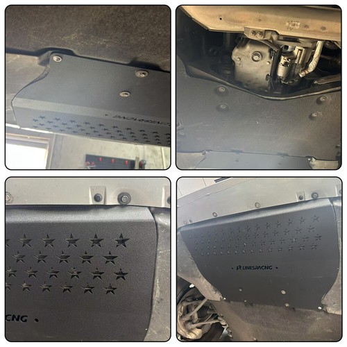 Black Aluminum Skid Plate for BWM F97 F98 X3 X4 M Competition S58 3.0L 2019-2024 - Picture 7 of 9