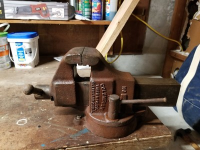 Columbian No 603 1 2 3 1 2 Swivel Bench Vise Ebay