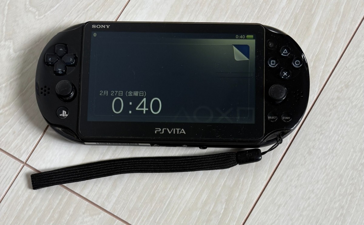 PlayStation vita（PCH2000） PS Vita PCH-2000 Sony Playstation Khaki Black Excellent FS