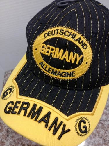 Gorra de béisbol Alemania, DEUTSCHLAND ALLENAGNE gorra con logotipo bordado nueva con etiquetas, totalmente nueva - Imagen 7 de 8