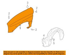 Gm Oem 2001 Tracker Fender Fender Components-fender 91176542 Gm Oem 2001 Tracker Fender Fender Components-fender 91176542
