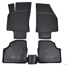 Gummimatten Gummi Fußmatten Für Opel Astra H 2004-2009 4-Tlg