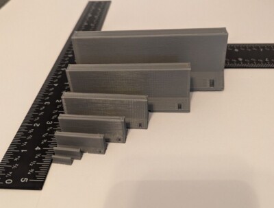 Jersey Barrier 10ft (10 pack) 1/24, 1/32, 1/48, 1/64, 1/87, 1/160, 1/220
