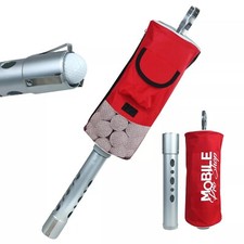 Mobile Pro Shop Golf Ball Shag Bag - Aluminum Tube Retriever Collector -80 Balls