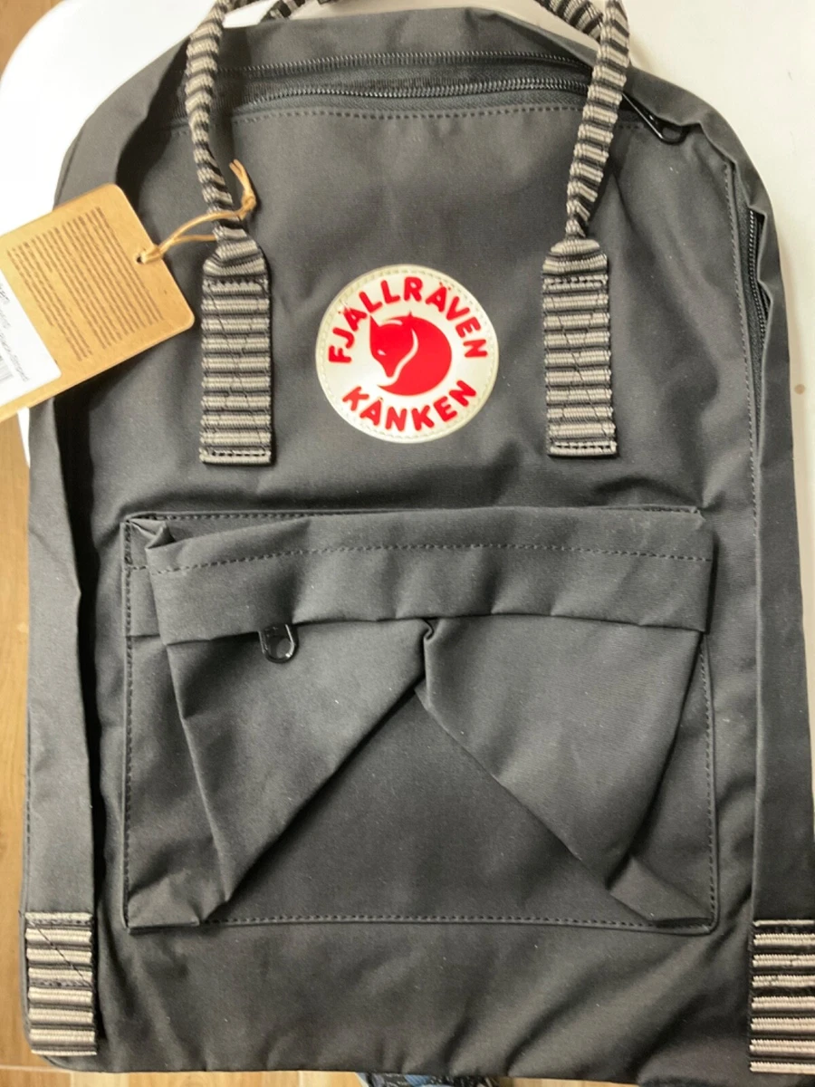 agentschap nicotine smeren Fjallraven Kanken backpack - Black striped Color style no: 23510 | eBay