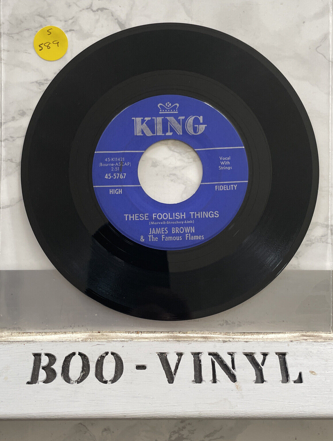 James Brown & The Famous Flames - These Foolish Things 7” RnB / Funk Vinyl EX